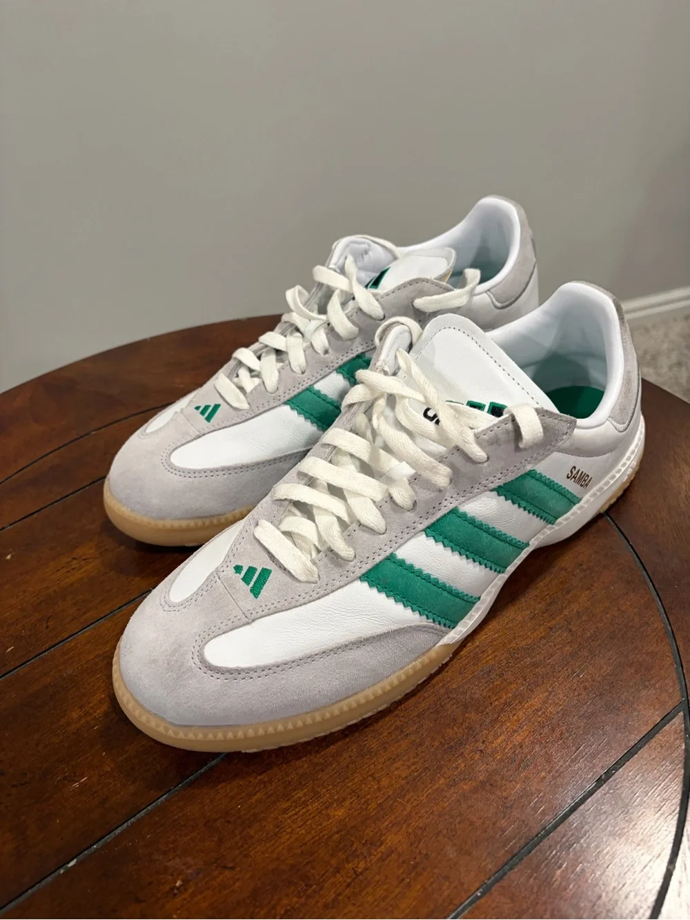 Adidas Samba OG Samba Millenium White Green Gum Leather Sneakers Men’s Size 10